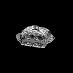 Imagem de Manteigueira em cristal Deli Diamond 17x8x10cm- Lyor
