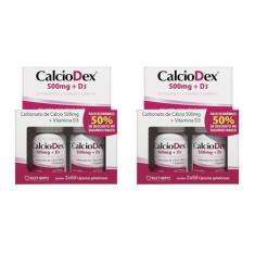 Imagem de Combo 2 Kits Calciodex Cálcio 500Mg + Vitamina D3 (240 Cápsulas) - Kle