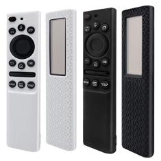 Imagem de [Pacote com 2] Capa de silicone ZEVGOV para Samsung Smart Solar Cell Controle Remoto Série BN59 Capa protetora para crianças, à prova de choque