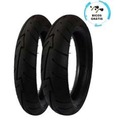 Imagem de Par Pneus Suzuki Burgman 3.50-10 + 3.50-10 Street Sport Maggion + Válv