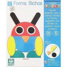 Imagem de Novo Brinquedo Educativo Coleção Crescer Formas e Bichos Nig