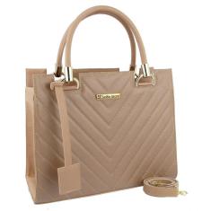 Imagem de Bolsa Feminina Grande Tote Matelassê Shopper Alça Zíper Moda-Feminino