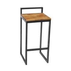 Imagem de Banqueta Industrial Taburete Teca 