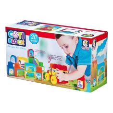 Blocos De Montar 504 Peças Grandes Brinquedo Educativo