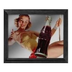 Imagem de Quadro Espelho Madeira/vidro Coca-cola Swinging With 26970