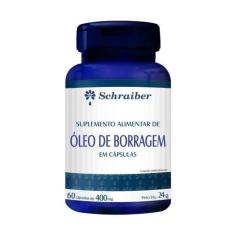 Imagem de Óleo Borragem 400Mg 60 Cápsulas Schraiber