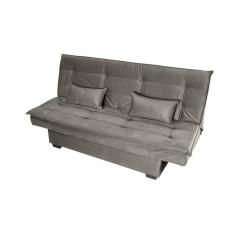 Imagem de Sofá Cama Casal Reclinável Esmeralda - Marrom Light
