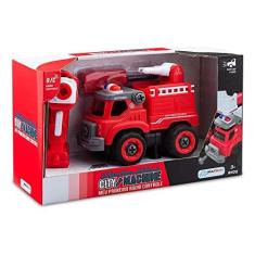 Imagem de City Machine Multikids Caminhão de Bombeiros Esguicho +3 Anos - BR1085
