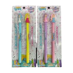 Imagem de Bonecas Kit 2 Canetas School Sortido - Polibrinq SCB46
