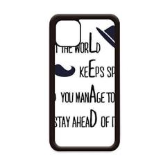 Imagem de Capa Question to Leaders com citação famosa para iPhone 12 Pro Max para Apple Mini Mobile Case