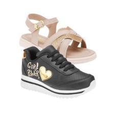 Imagem de Tenis Escolar e Sandalia de Menina - KIT 2 PARES Tam 24 ao 34-Feminino