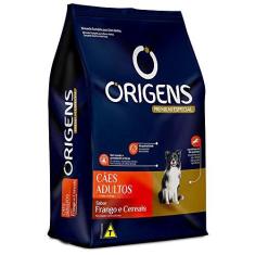 Imagem de Ração Origens para Cães Adultos sabor Frango e Cereais - 15kg