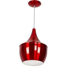 Imagem de Kit 2 Pendentes Gourmet Balão 32X25Cm Cereja Metalico
