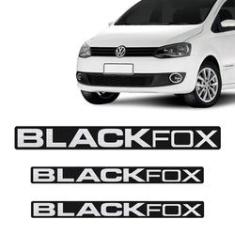 Imagem de Kit Adesivos Fox Blackfox 2010 Emblema Lateral e Traseiro