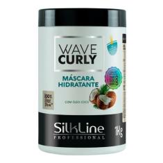 Imagem de Máscara Capilar Óleo De Coco Wave Curly Silkline 1Kg - Silk Line