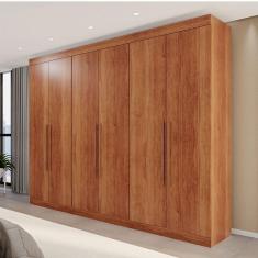 Imagem de Guarda-Roupa Casal Eldorado Premium 6 Portas 6 Gavetas Cinamomo - Pnr Móveis