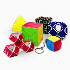 Imagem de Kit Serie 6 Cubo Mágico Profissional Brinquedo