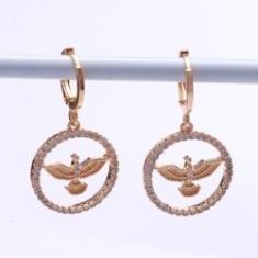 Imagem de Brinco Folheado a Ouro 18k Espirito Santo