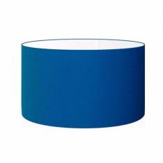 Imagem de Cúpula Abajur E Luminária Em Tecido Vivare 60X30cm Marinho