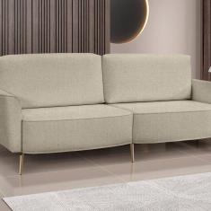 Imagem de Sofá Vênus 200 Cm Linho Conforto Incomparável Marfim