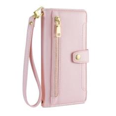 Imagem de Carteira feminina com compartimentos para cartões, capa de telefone crossbody para iphone 15 14 13 12 11 Pro Max XS XR 7 6 6 6s Plus SE SE3 Capa flip com alça, rosa, para iPhone SE3 2022