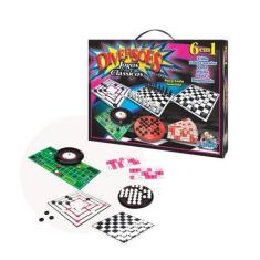 Imagem de Jogos Classico Diversões 6 Em 1 Com Tabuleiros E Roleta Lugo
