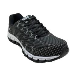 Imagem de Tênis Lets Gel Lets Super Confortável Caminhada  (60985), Preto, Prata