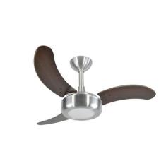Imagem de Ventilador de Teto Infinity Lux LED 3000K Prata Es 3 Pás MDF Tb 220V+C
