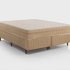 Imagem de Colchão Casal Valencia Euro Pillow One Face Molas Ensacadas Individualmente 158x24x198 Bege