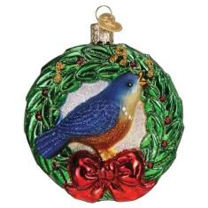 Imagem de Old World Christmas Ornamento soprado de vidro para árvore de Natal