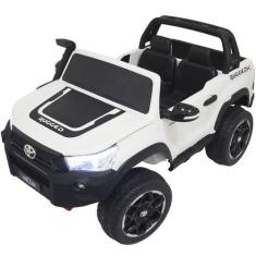 Imagem de Mini Carro Caminhonete Elétrico Infantil Criança 12V Toyota Hilux Cont