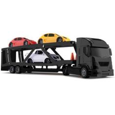 Imagem de Caminhão Cegonheira Cegonha 71cm Com 03 Carros - Silmar