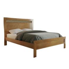 Imagem de Cama Queen Com Ratam 160cm Império Amêndoa Mel Josandro - Móveis Josan