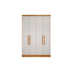 Imagem de Guarda Roupa Modulado  Rizon c/ 4 Portas e 3 Gavetas cor Freijó/FendiO