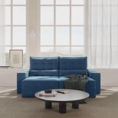 Imagem de Sofá Retrátil e Reclinável 4 Lugares 240cm Embaúba Extra Cabecasa Madeiramadeira