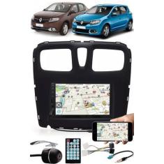 Imagem de Multimídia Renault Logan Sandero 2015 à 2020 Espelhamento Bluetooth US