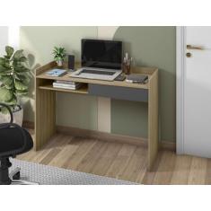 Imagem de Escrivaninha 1 Gaveta Dj Móveis Max Carvalho Preto