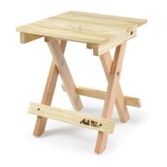 Imagem de Kit 4 Banquetas Dobráveis de Madeira Maciça Walk Forest Bege