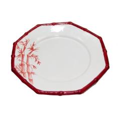 Imagem de Prato para Sobremesa Oitavado Zanatta Casa Borda Bambu  23,5 cm - Cada