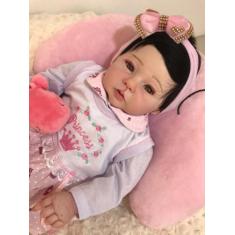 Boneca Bebê Reborn Menino Baby Dolls Em Vinil 45cm em Promoção é no Buscapé