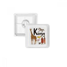 Imagem de Kenya National Symbol Landmark Pattern Keycap Teclado mecânico PBT Gaming Upgrade Kit
