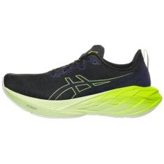 Imagem de ASICS NOVABLAST 4 Tênis de corrida masculino, Expanse preto/azul, 45