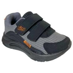 Imagem de Tênis Esportivo Menino Klin New Sport /Cinza 199112-1-Masculino