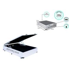 Imagem de Cama Box Baú Casal  Reforçada 138X188 Blindada - Jadmax