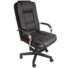 Imagem de Cadeira Escritório Presidente Euro Marrom Relax