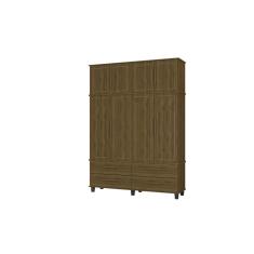 Imagem de Roupeiro House Quatro Portas Imbuia - Fabri Móveis