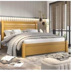 Imagem de Cama Casal 187 100% Mdf Cinamomo - Móveis Valverde