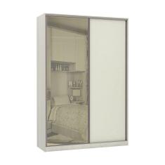 Imagem de Guarda-roupa 2 Portas De Correr 8 Cm Crema Com Kashmir