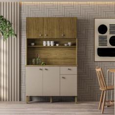 Imagem de Cozinha Compacta 6 Portas 1 Gaveta Style Kits Paraná - Kits Parana