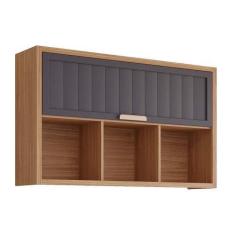 Imagem de Armário Aéreo Cozinha Modulado Estela c/3Nichos e 1 Porta Basculante R